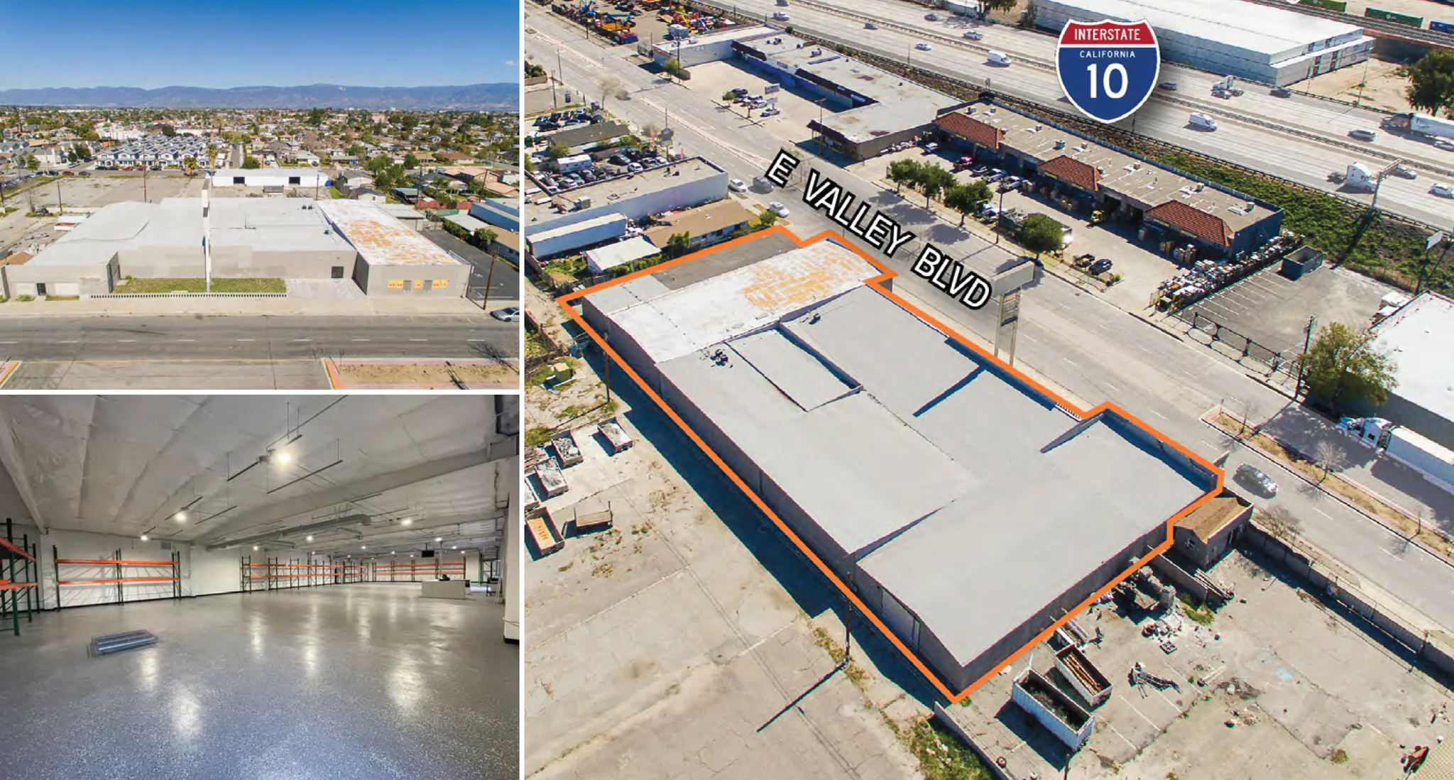 395 E Valley Blvd Colton aerial collage